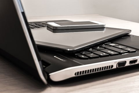 Laptop, Tablet, Smartphone